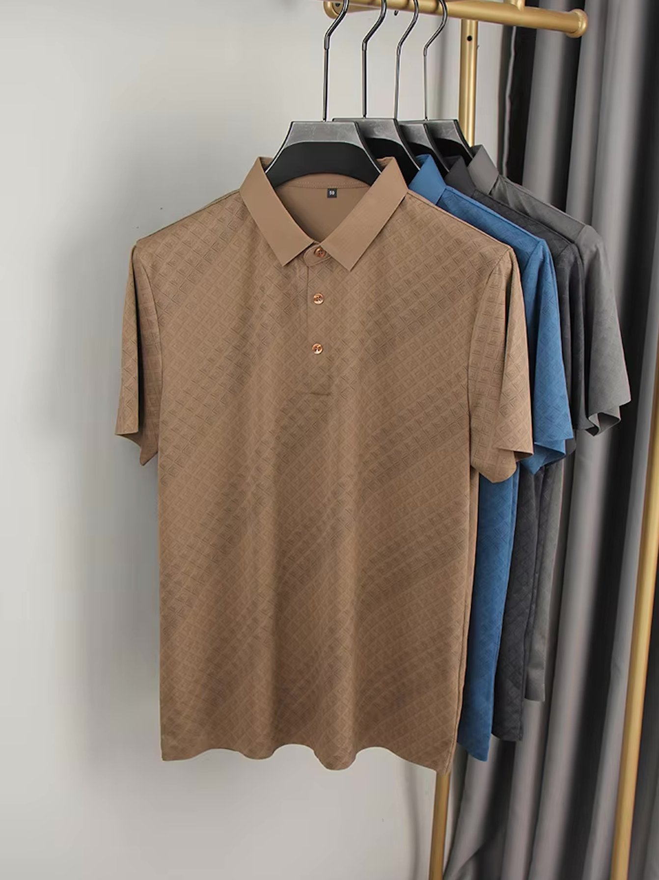 TENACE: CROSSHATCH CRAFT POLO SHIRT