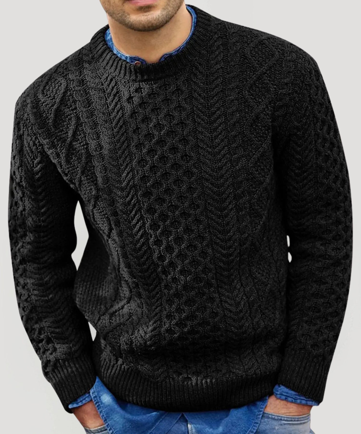 Boreale: Classic Fisherman’s Cable Knit Jumper