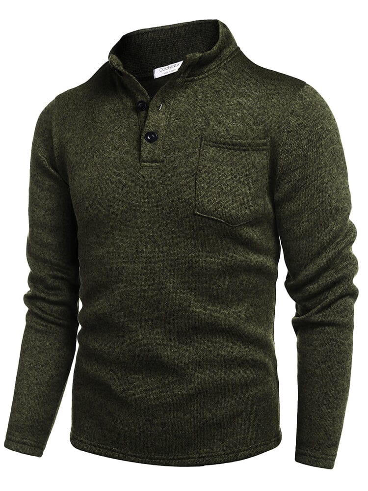 Thermal Fleece Henley Sweatshirt (US Only)