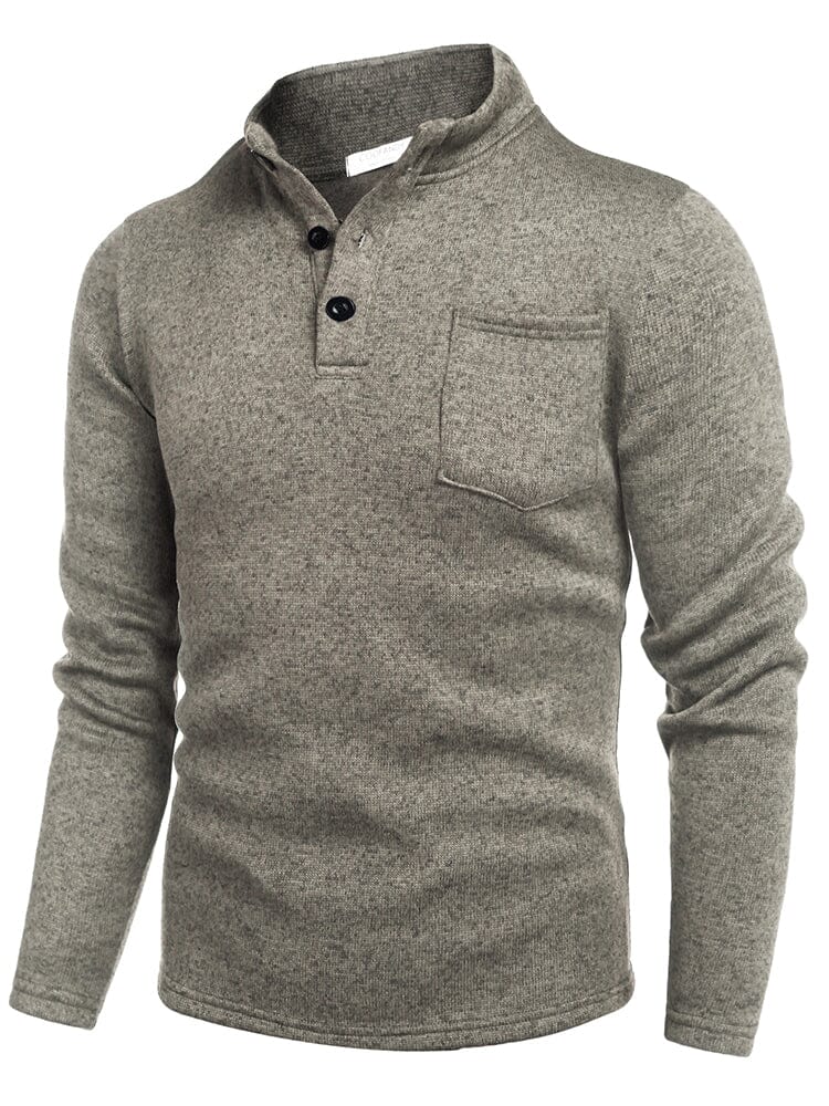 Thermal Fleece Henley Sweatshirt (US Only)