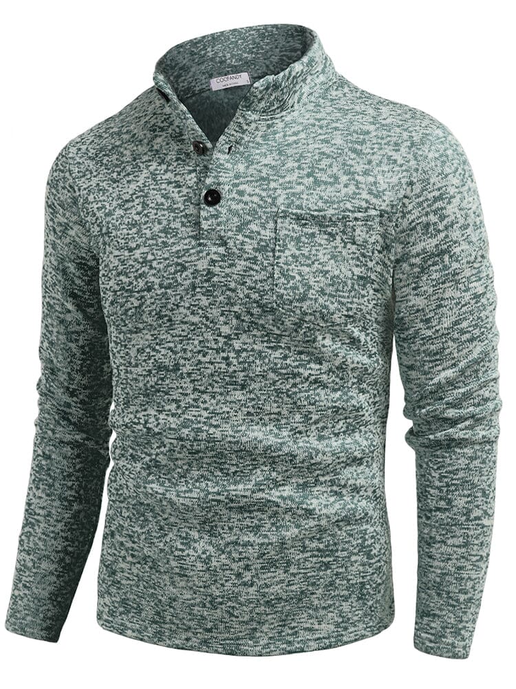 Thermal Fleece Henley Sweatshirt (US Only)