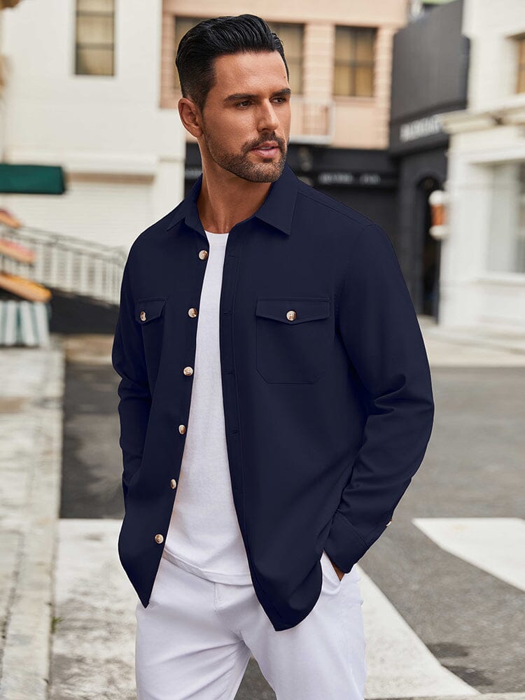 Casual Lightweight Shirt Jacket (US Only)