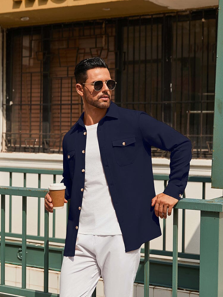 Casual Lightweight Shirt Jacket (US Only)