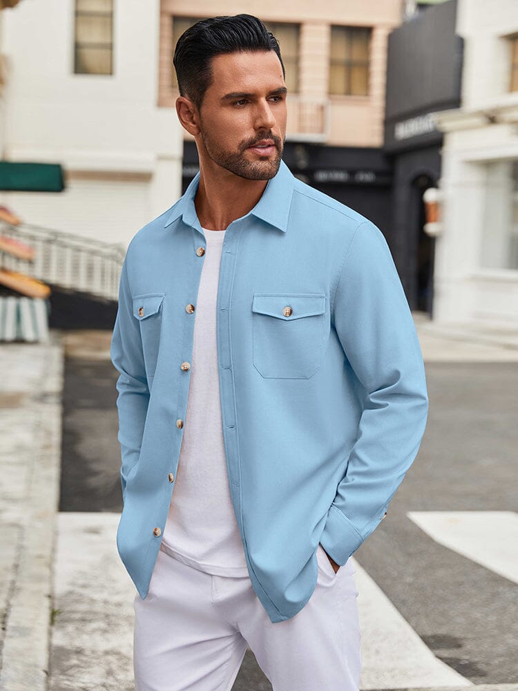 Casual Lightweight Shirt Jacket (US Only)