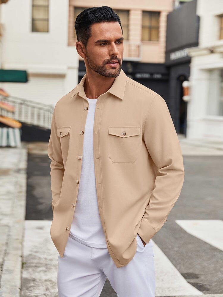 Casual Lightweight Shirt Jacket (US Only)