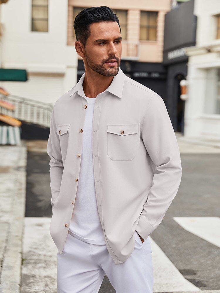 Casual Lightweight Shirt Jacket (US Only)