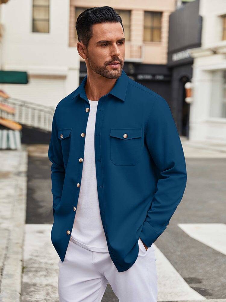 Casual Lightweight Shirt Jacket (US Only)