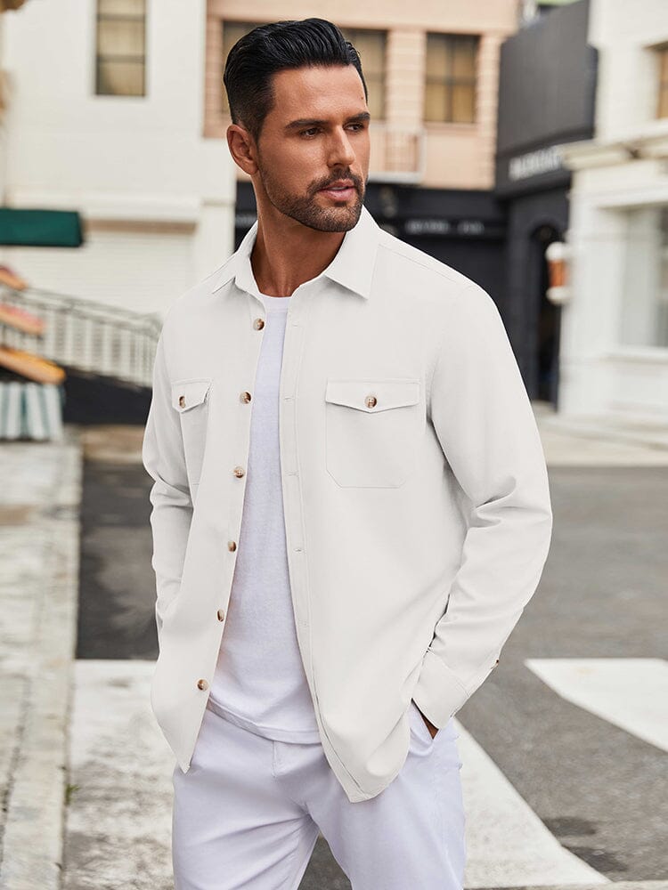 Casual Lightweight Shirt Jacket (US Only)