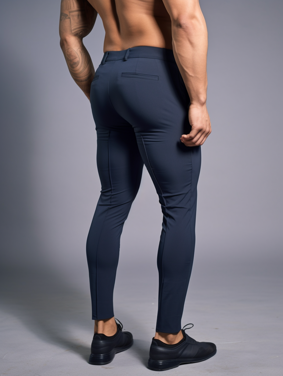 Novate: Wrinkle-Free Slim Fit Trousers