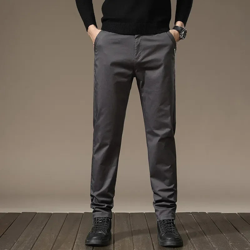 PURE COTTON SLIM FIT PANTS