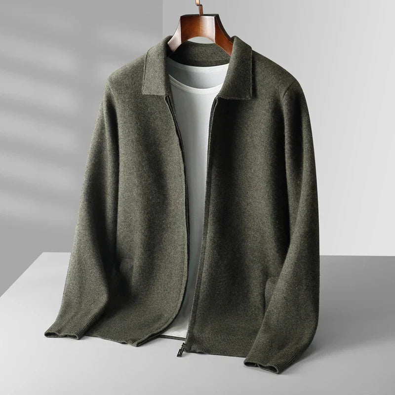 CASHMERE BLEND CARDIGAN JACKET