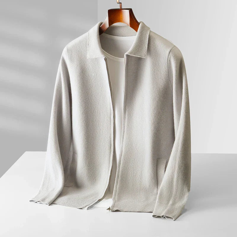 CASHMERE BLEND CARDIGAN JACKET