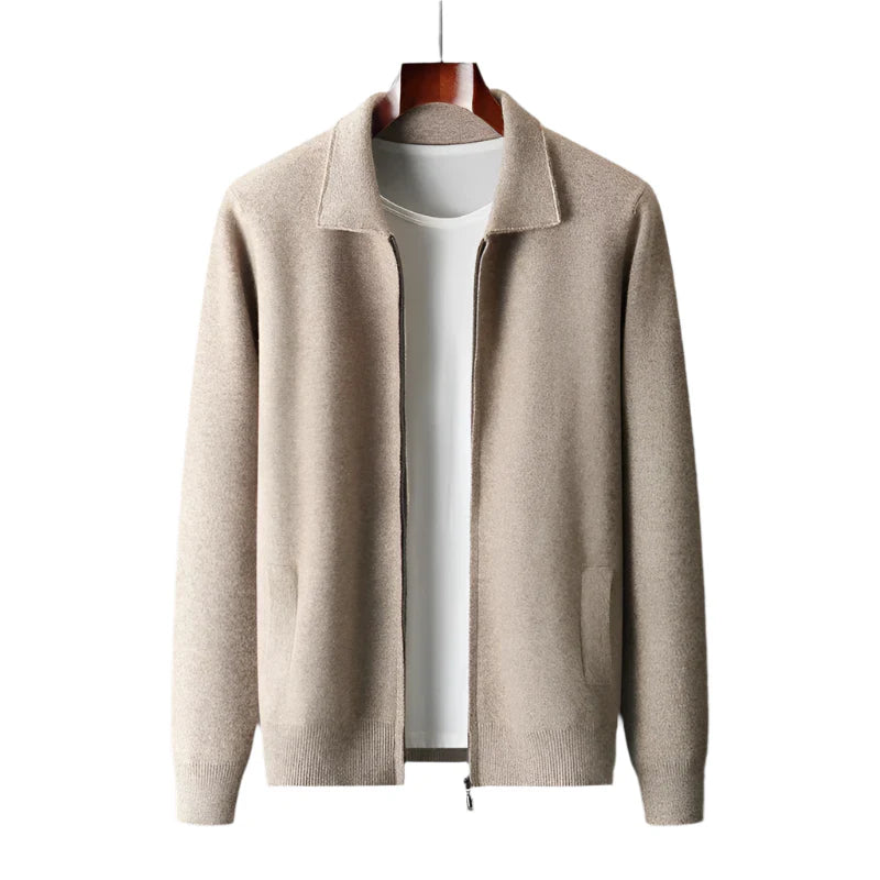 CASHMERE BLEND CARDIGAN JACKET