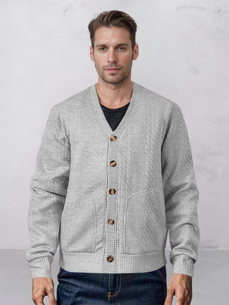 Soft Utility Jacquard Cardigan