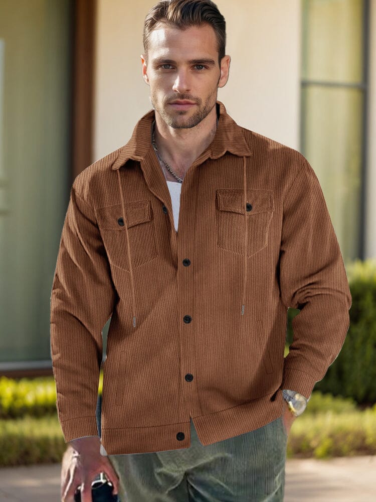 Soft Corduroy Shirt Jacket